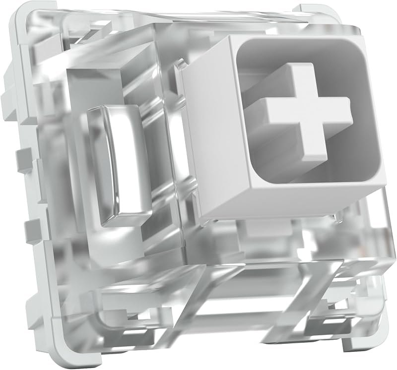 GLORIOUS Kailh Box White Mechanical Keyboard Switches: Clicky 120-Pack for Enhanced Gaming Experience - Perfect for