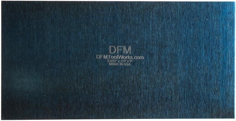 DFM Tool Works Rectangle Card Scraper - Precision Cabinet Multi-use Scraper for Woodworking, Wood Fine Finishers, Glue