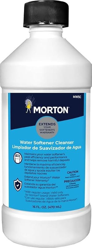 Morton MWSC Universal Water Softener Cleanser — Sediment filters and softener salt. for sediment filters softener salt