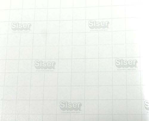 Siser EasyPSV Transfer Tape Paper Clear with Grid for Self Adhesive Craft Vinyl (12" x 12" 12-Pack) — craft transfer