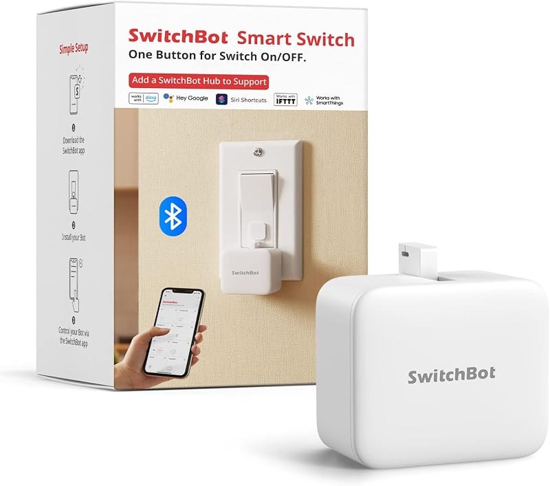 Switchbot Smart Switch Button Pusher (Bluetooth) — Home automation ideas and products r for home automation ideas