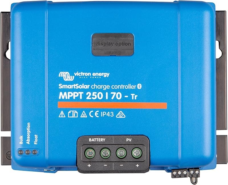 Victron Energy SmartSolar MPPT Tr 250V 70 amp 12/24/36/48-Volt Solar Charge Controller (Bluetooth) — solar charge