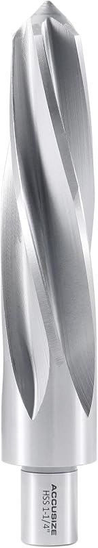 Accusize Industrial Tools Chucking Reamer, 1-1/4 in, 0521-0114 — tools reamer for deburring tool copper