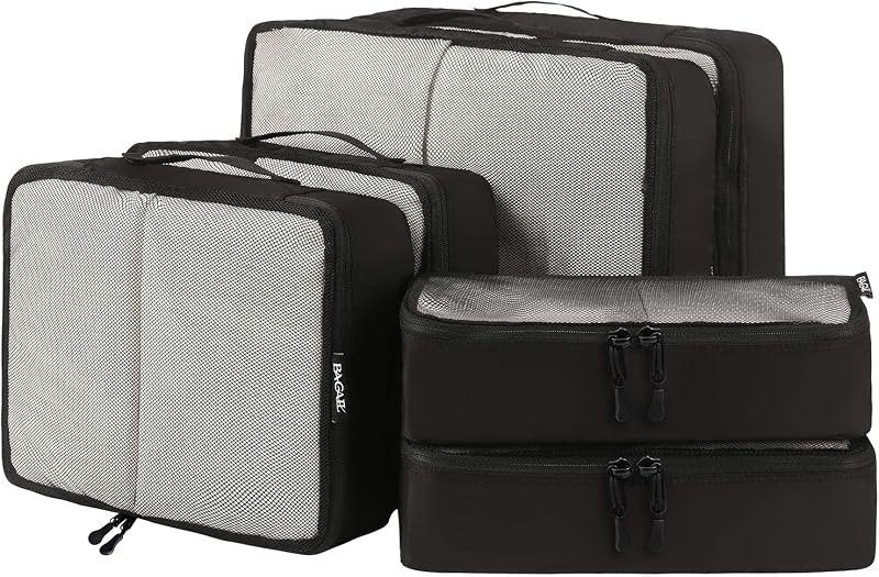 6 Set Packing Cubes,Travel Luggage Packing Organizers — Packing cubes, bottles, and travel a for packing cubes bottles