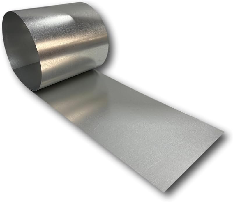 EAGLE 1: 26 Gauge General Use or Roofing Flashing Rolls - DIY or Contractors (Galvanized, 6 in x 10 FT) — roofing