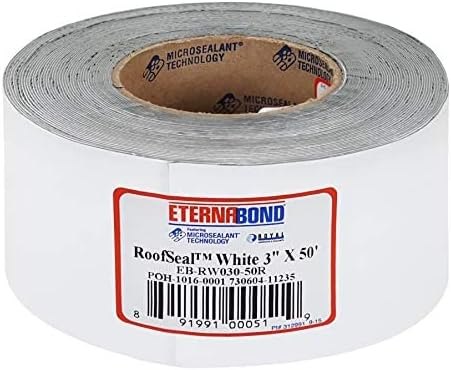 EternaBond RV Mobile Home Roof Seal Sealant Tape & Leak Repair Tape 3" x 50' Roll White Authentic (3''-50ft) — Guards