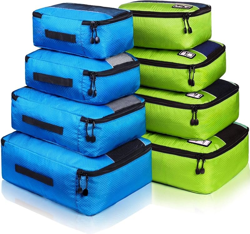 Packing Cubes large Luggage Organizers Bags For Travel Organizing Clothes — Packing cubes, bottles, and travel a for