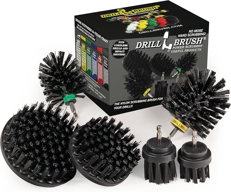 The Ultimate No-Wire Grill Brush Kit - BBQ Accessories - Cast Iron Skillet — best bbq power cable for bbq power cable