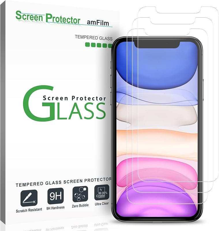 amFilm Screen Protector Glass for iPhone XR — screen protector for iphone screen protector