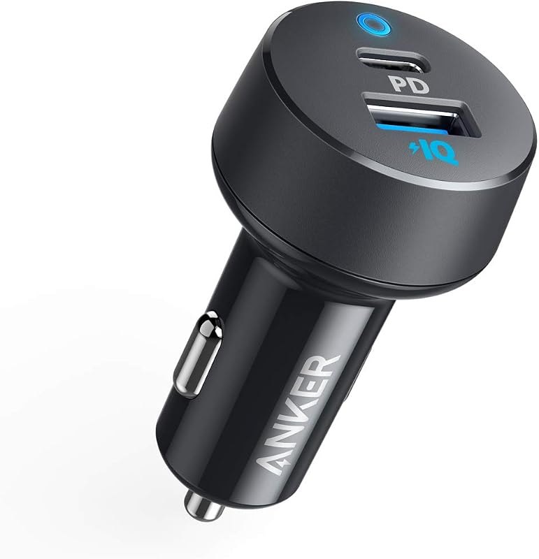 USB C Car Charger, Anker 30W 2-Port Type C Fast Car Charger with 18W Power Delivery and 12W PIQ, PowerDrive PD 2 with