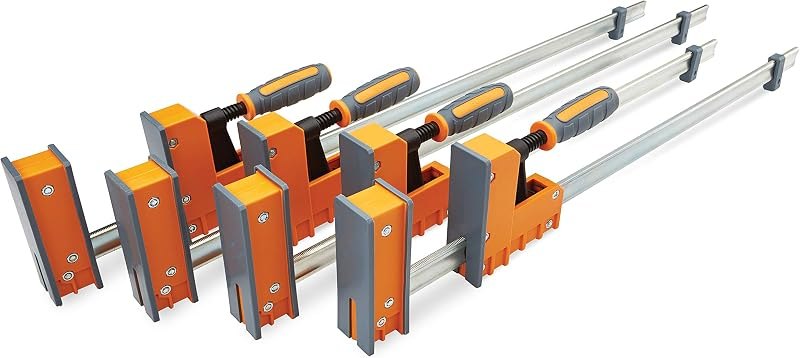 Bora Parallel Clamps 4 Pack - 2X 24" & 2X 31" Bar Clamps for Woodworking — parallel jaw clamp for parallel jaw clamp