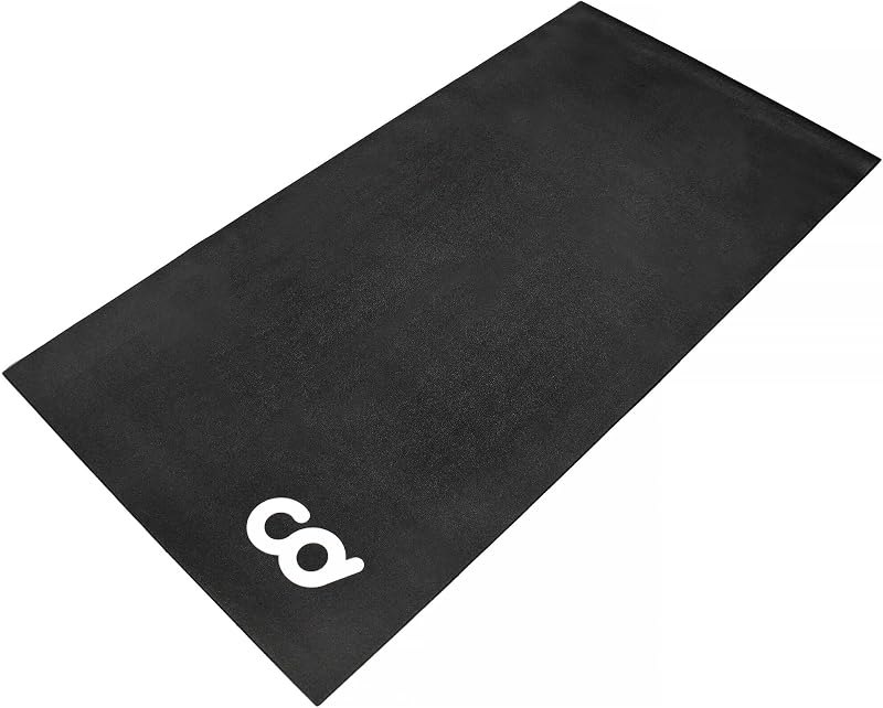 CyclingDeal Bike Trainer Floor Mat - Compatible with Indoor Exercise Stationary Bike Treadmill Elliptical Waterproof