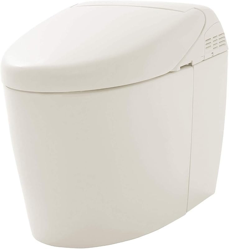 TOTO MS988CUMFG#01 NEOREST RH Dual Flush 1.0 or 0.8 GPF Toilet with Intergeated Bidet Seat and EWATER+, Cotton White —