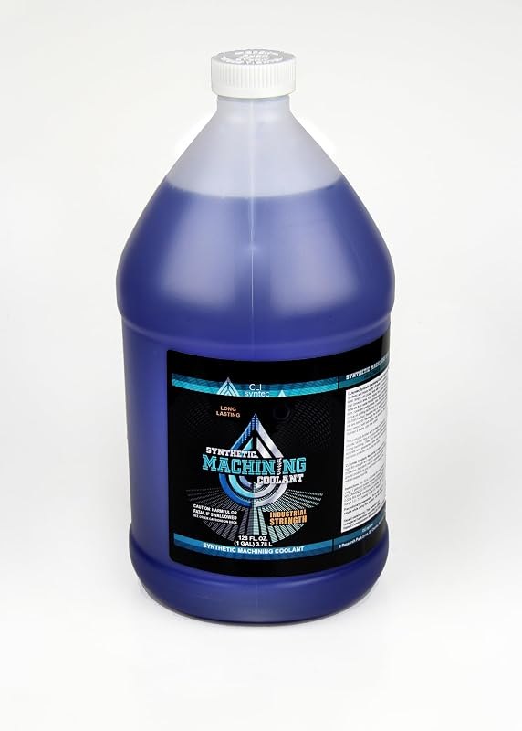 Premium Synthetic Machining Coolant - 128 FL. OZ. (1 Gallon) for CNC Cutting/Grinding/Sawing Applications, Industrial