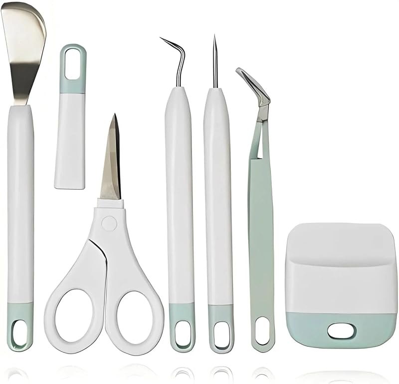 Craft Vinyl Weeding Tools Set, Precision Craft Vinyl Tools Kit, 6pcs Weeding Kits — weeding tool vinyl for weeding