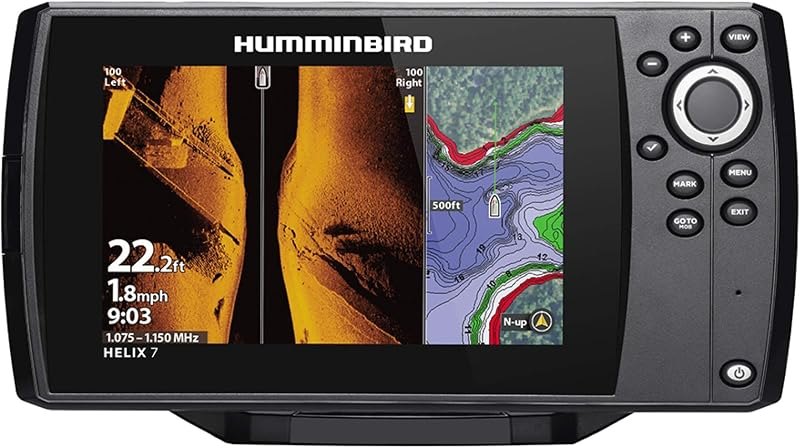 Humminbird 410950-1 HELIX 7 CHIRP MSI (MEGA Side Imaging) GPS G3 Fish Finder — kayak fish finder for kayak fish finder