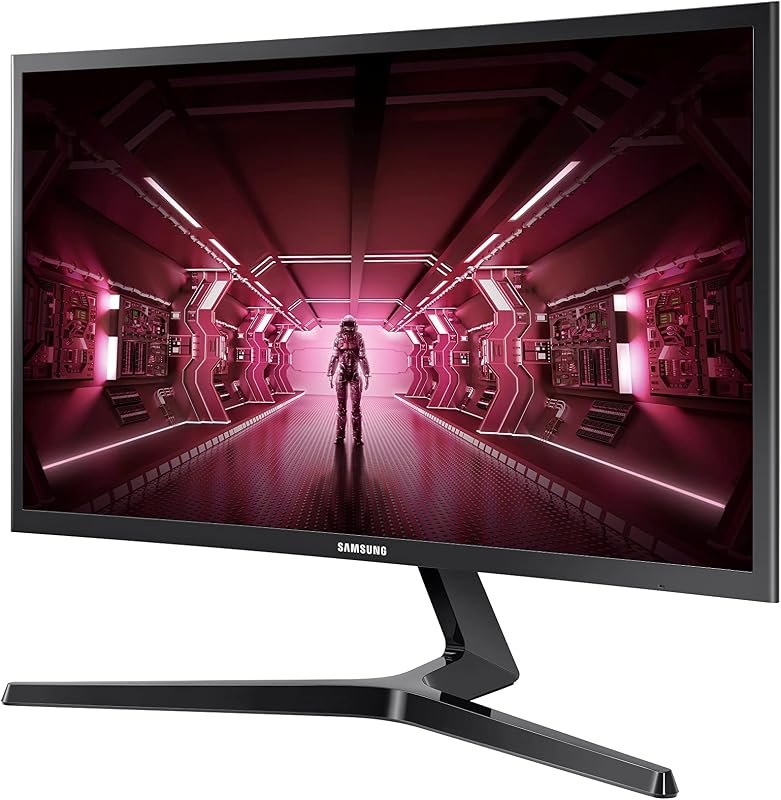 SAMSUNG 24-Inch CRG5 144Hz Curved Gaming Monitor (LC24RG50FQNXZA) – Computer Monitor, 1920 x 1080p Resolution, 4ms