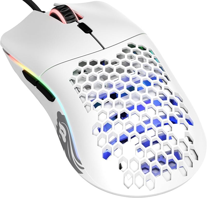 Glorious Model O Wired Gaming Mouse 67g Superlight Honeycomb Design, RGB, Pixart 3360 Sensor, Omron Switches