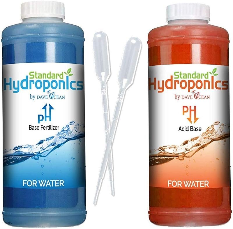 Standard Hydroponics pH Up and Down Kit - 10 Ounce Bottle pH Adjuster for Hydroponic Systems, Coco Coir Even Soil. —
