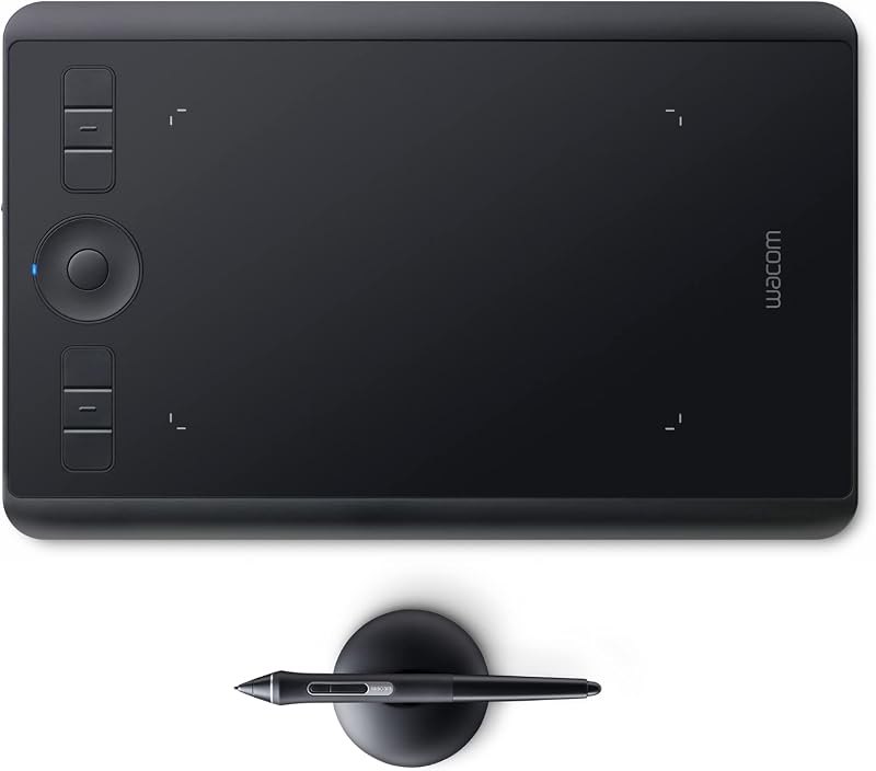 Wacom Intuos Pro Drawing Tablet, Small 10.6" x 6.7" Wireless Graphics Art Tablet with Pro Pen 2 & Touch Ring, Digital
