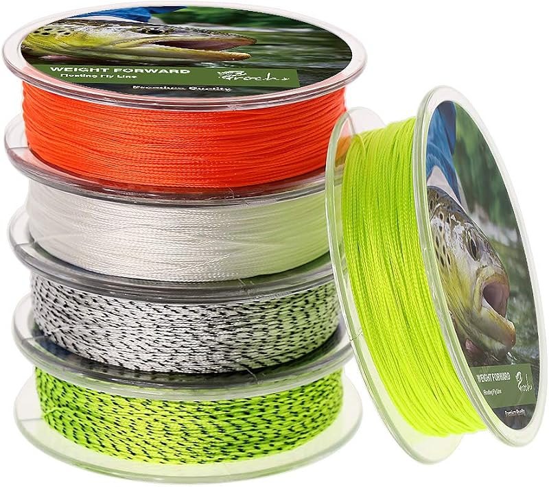 Fly Line Backing 20LB 30LB 100 Yds for Trout Fishing - White, Set of 2 — fishing backing line for fishing line spooler