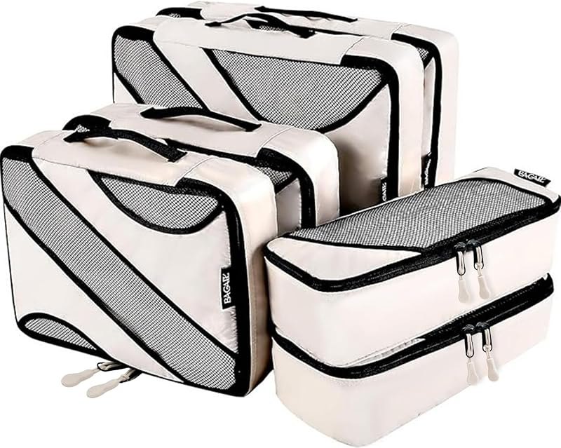 6 Set Packing Cubes,Travel Luggage Packing Organizers — set for packing cubes refill replacement