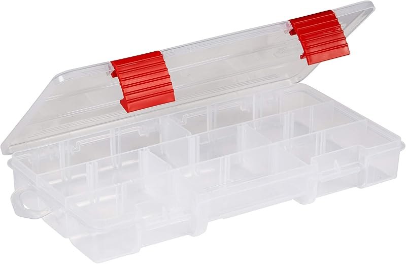 Plano Rustrictor StowAway Utility Box, Premium Tackle Storage with Rust Prevention, 3500, Clear (PLASV350) — Tackle