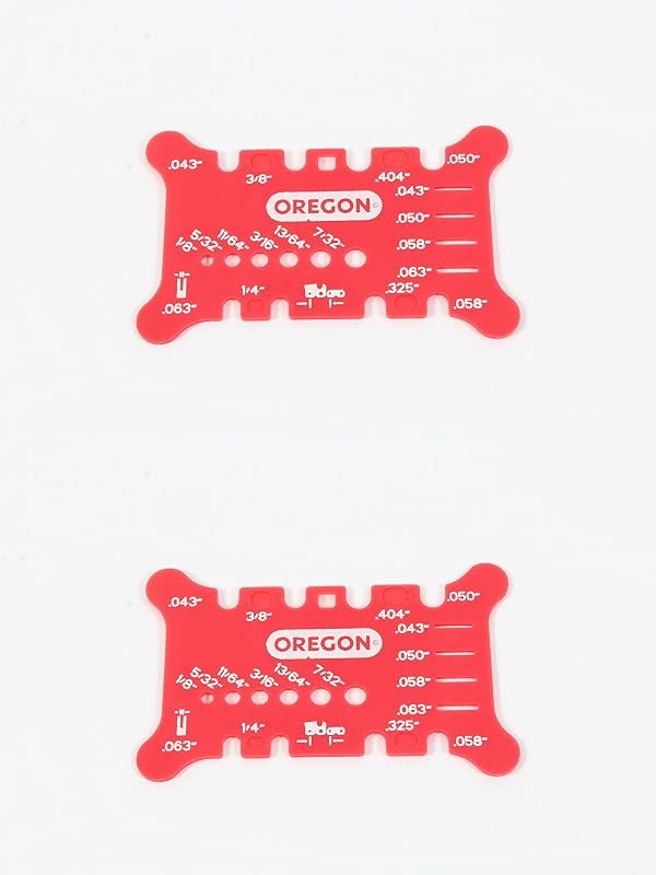 Oregon 2 Pack 556418 Chainsaw Guide Bar and Chain Measuring Tool — chainsaw file guide for chainsaw chain inch