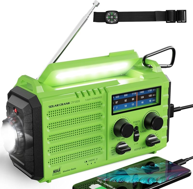 Emergency Radio with NOAA Weather Alert — Alarms, blankets, and emergency radi for alarms blankets emergency radios