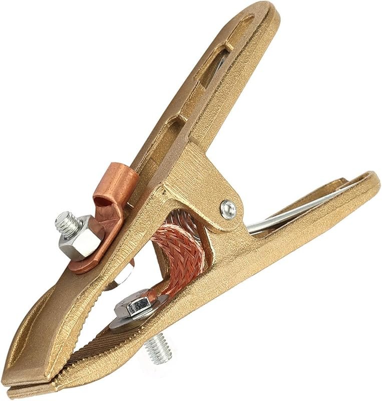 260/300/500A Brass A-shape Ground Welding Ground Clamp Welding Earth Clamp Welder Earth Ground Cable Copper Grip Clip