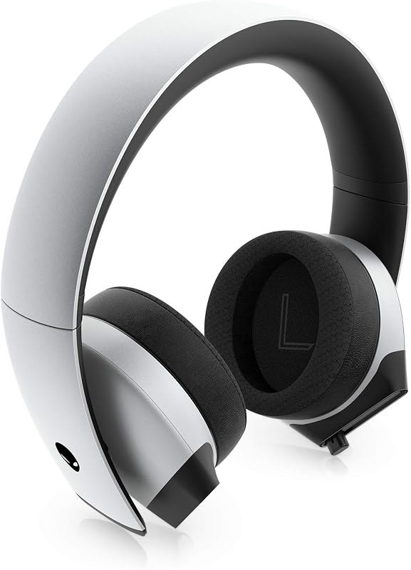 Alienware 7.1 PC Gaming Headset AW510H-Light: 50mm Hi-Res Drivers - Noise Cancelling Mic - Multi Platform