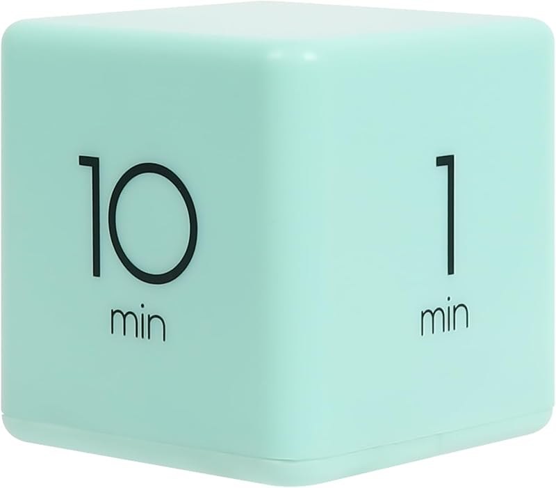 mooas Cube Timer, Flip, Block, Productivity, Time Management (Mint) — Amazon devices that increase product for devices