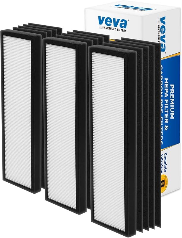 VEVA Filter B Replacement, Compatible with Germ Guardian Air Purifier Models AC4825, 4800, 4900, Premium 3 HEPA