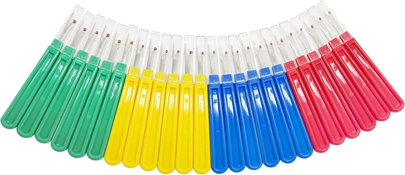 Ouyatoyu 24 Pieces Colorful Seam Ripper Tool Handy Stitch Ripper Sewing Ripper for Opening Removing Seams and Hems —