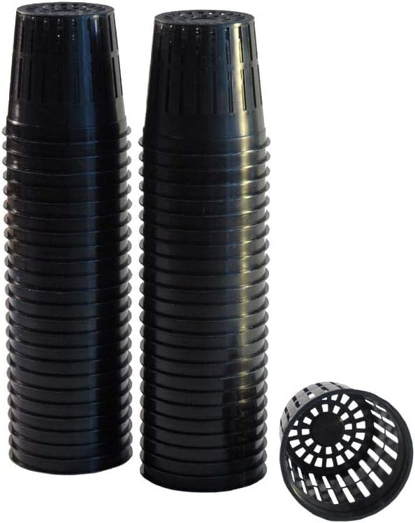 xGarden - Lightweight Economy Net Pots - Thin Lip & Slotted Sides - for Hydroponics & Aquaponics - UV Resistant & BPA