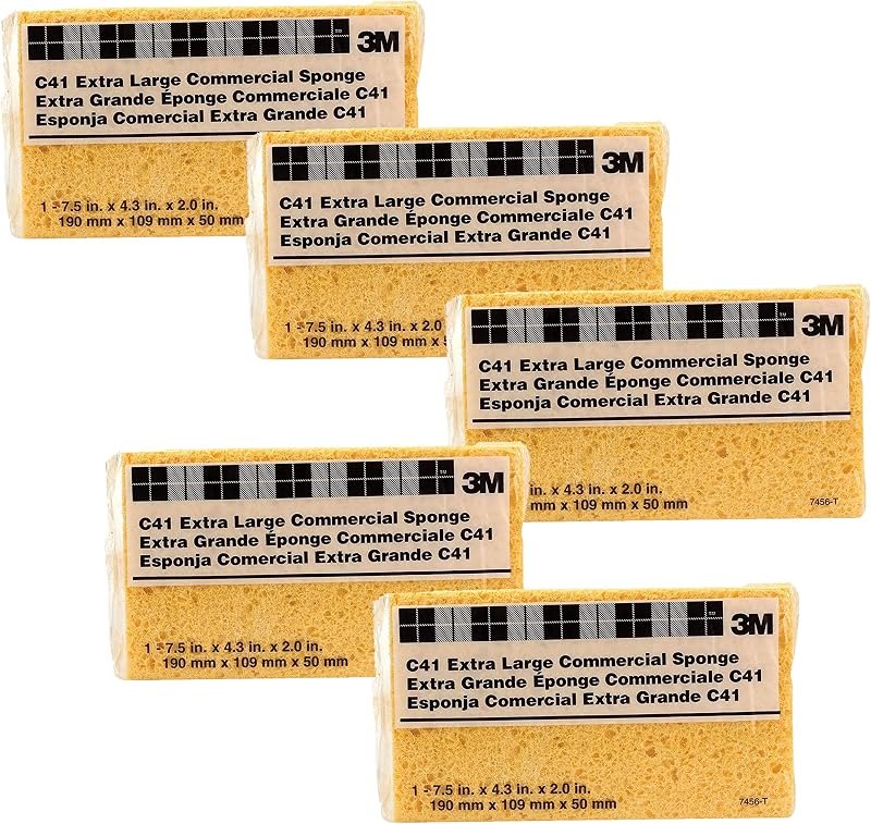 3M Extra Large Commercial Sponge — cleaning sponges tiling for grout haze remover