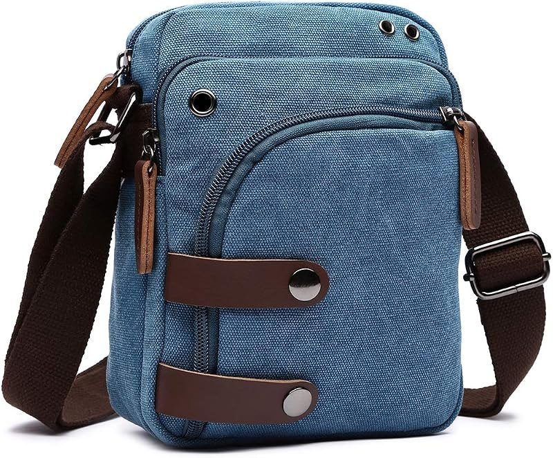 Mini Crossbody Bags for Women and Men Small Purses and Handbags Travel Purse Canvas Shoulder Purse Bag — shoulder bag