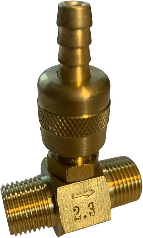 Pressure Washer 3/8 NPT Brass In Line Down Stream Chemical Detergent Soap Adjustable Injector 5-8 GPM 2.3 Orifice —