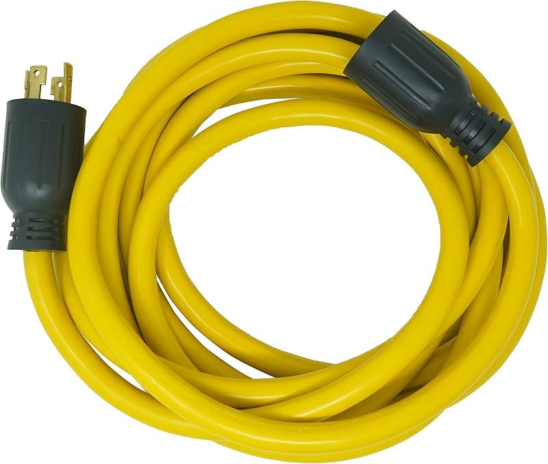 Southwire Generator Cord - 10-Gauge Heavy Duty Electrical Power Cable with L14-30 Locking Plug & Receptacle - Dual