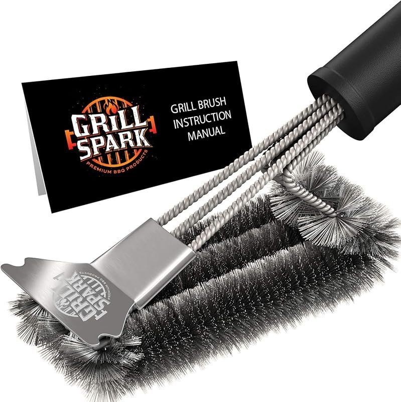 BBQ Grill Brush and Scraper 18" — best bbq cleaning kit for bbq cleaning kit