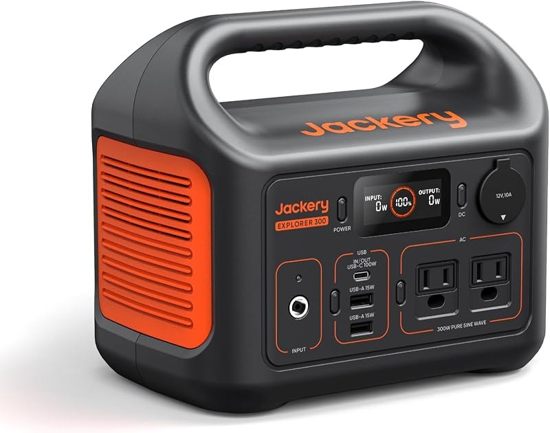 Jackery Explorer 300 Portable Power Station,292Wh — Best products for off grid and campi for products off grid camping
