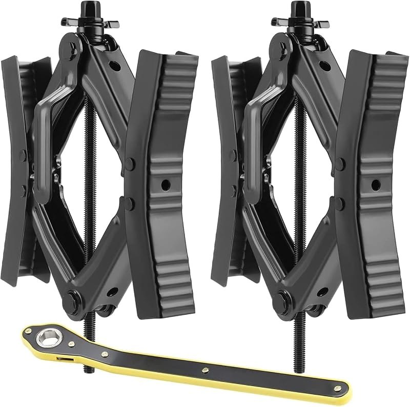 Original Camper Wheel Chock Stabilizer, X Chocks for RV 2 Pack, Heavy Duty RV Wheel Stabilizer for Travel Trailer