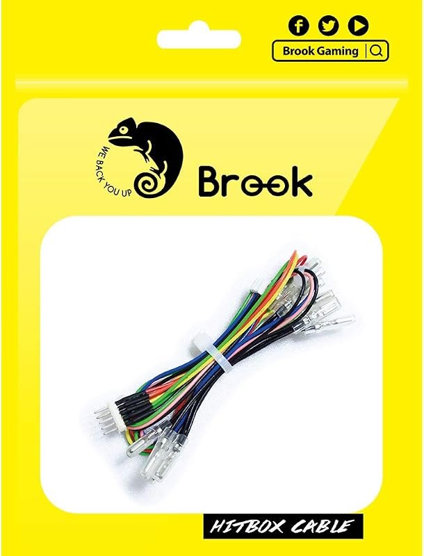 Brook Hitbox Cable 5-pin, for Hitbox, Button Harness DIY Builds, Hitbox Accessories, Fighting Board Accessories
