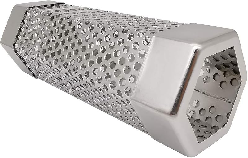 Smoker Smoke Tube Box for Pellets Grill, 6" Hexagon, 1Pack — bbq smoker boxes for bbq smoker boxes