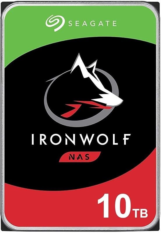 Seagate IronWolf 10TB NAS Internal Hard Drive HDD — best NAS hard drive for nas hard drive