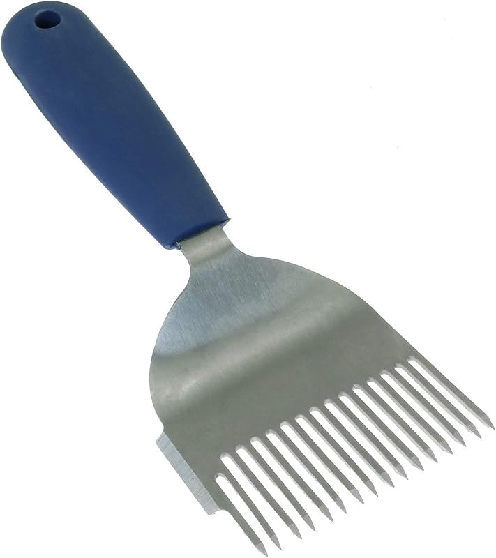 Bee Keeping Stainless Steel Uncapping Fork Beekeeping Honey Fork Shovel Tool with Plastic Handle