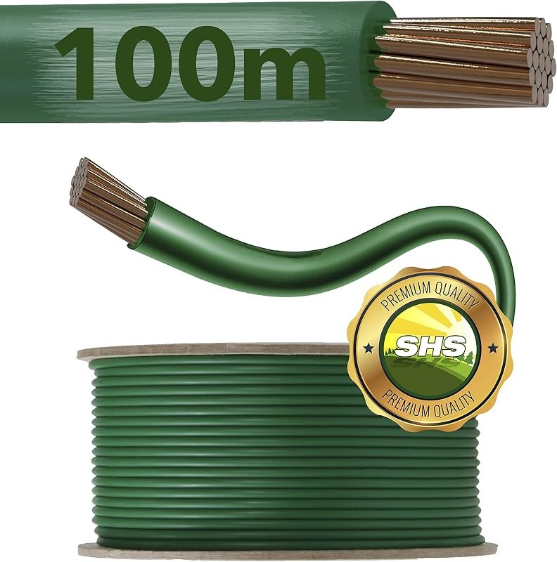100m Boundary Cable for Lawnmowers Lawn Robots Accessories Kit for Search Cable Compatible with Gardena, Bosch