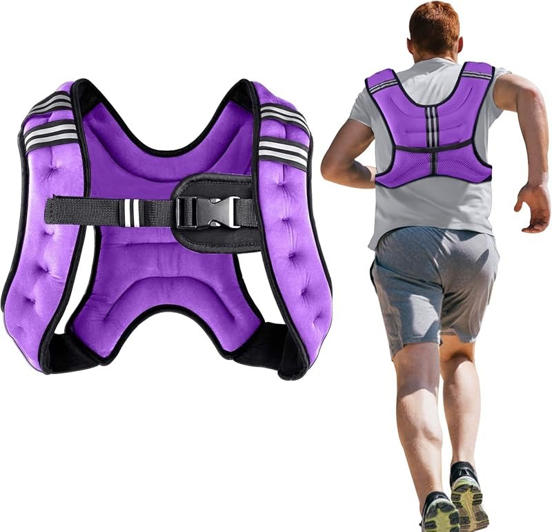 Henkelion Weighted Vest Weight Vest for Men Women Kids Weights Included, Body Weight Vests Adjustable for Running