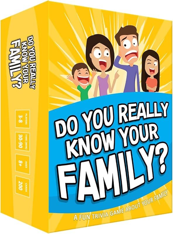 Do You Really Know Your Family? Fun Family Game for Kids, Teens and Adults — Amazon Games to keep you entertained for