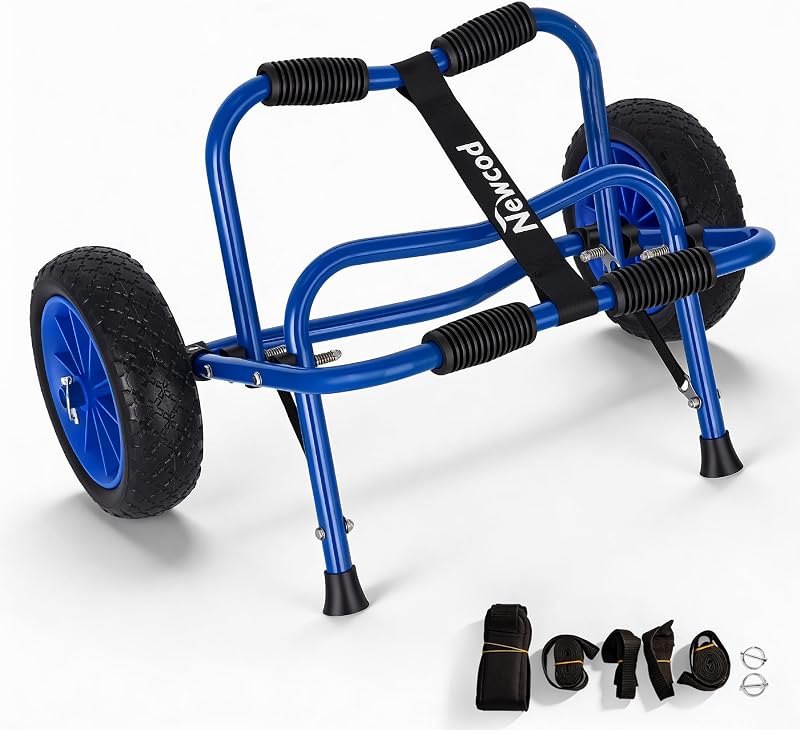 Newcod Kayak Cart, Kayak Dolly Cart for Carrying Kayak Canoe SUP Paddle Board — best kayak carts for kayak carts
